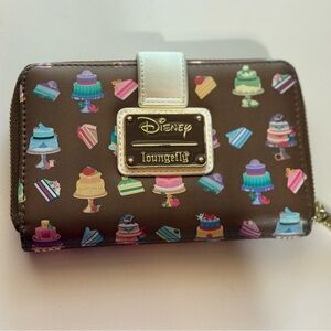 Disney x Loungefly Cakes Treats Wallet Brown